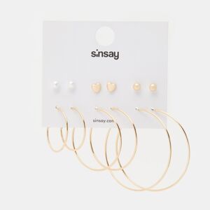 Sinsay - 6 pár fülbevaló - Arany