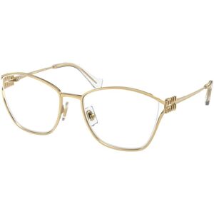 Miu Miu MU53UV 5AK1O1 ONE SIZE (55) Arany Férfi Dioptriás szemüvegek