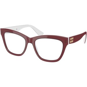 Miu Miu MU03UV 10D1O1 M (52) Vörös Férfi Dioptriás szemüvegek