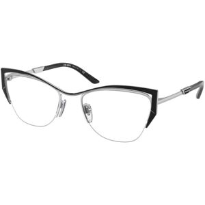 Prada PR63YV GAQ1O1 L (54) Ezüst Férfi Dioptriás szemüvegek