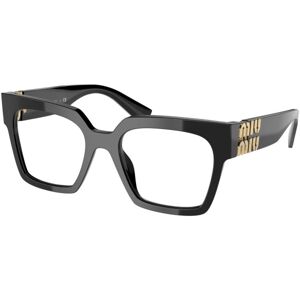 Miu Miu MU04UV 1AB1O1 ONE SIZE (52) Fekete Férfi Dioptriás szemüvegek