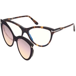Tom Ford FT5772-B 052 ONE SIZE (55) Havana Férfi Dioptriás szemüvegek