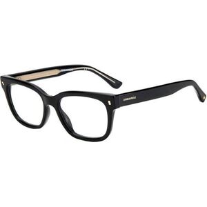 Dsquared2 D20027 807 ONE SIZE (52) Fekete Férfi Dioptriás szemüvegek