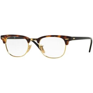 Ray-Ban Clubmaster Fleck Optics RX5154 5494 S (49) Havana Unisex Dioptriás szemüvegek