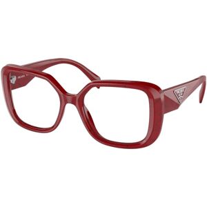 Prada PR10ZV 15D1O1 L (53) Vörös Férfi Dioptriás szemüvegek