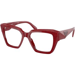 Prada PR09ZV 15D1O1 M (49) Vörös Férfi Dioptriás szemüvegek