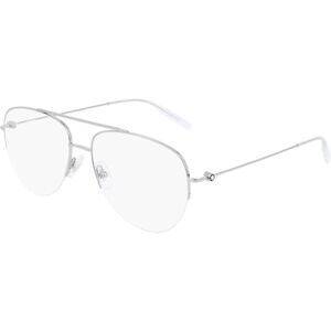 Mont Blanc MB0077O 003 ONE SIZE (57) Ezüst Női Dioptriás szemüvegek