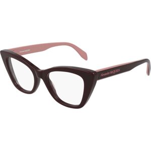 Alexander McQueen AM0305O 004 ONE SIZE (50) Vörös Férfi Dioptriás szemüvegek