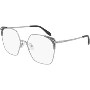 Alexander McQueen AM0312O 001 ONE SIZE (56) Ezüst Férfi Dioptriás szemüvegek