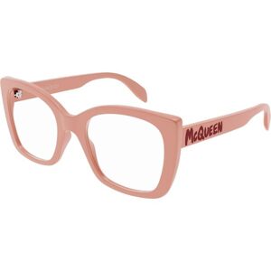 Alexander McQueen AM0351O 004 ONE SIZE (52) Rózsaszín Férfi Dioptriás szemüvegek