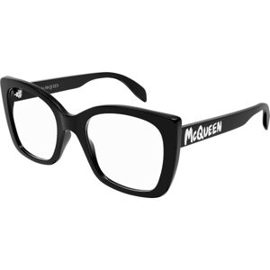 Alexander McQueen AM0351O 001 ONE SIZE (52) Fekete Férfi Dioptriás szemüvegek