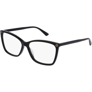 Gucci GG0025O 001 M (56) Fekete Férfi Dioptriás szemüvegek
