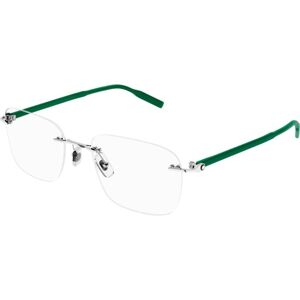 Mont Blanc MB0222O 008 ONE SIZE (58) Ezüst Női Dioptriás szemüvegek