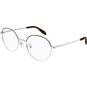 Alexander McQueen AM0369O 002 ONE SIZE (53) Ezüst Unisex Dioptriás szemüvegek