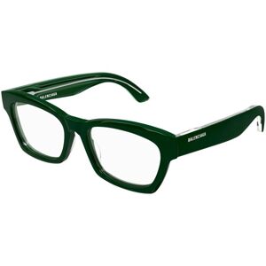 Balenciaga BB0242O 003 ONE SIZE (53) Zöld Unisex Dioptriás szemüvegek