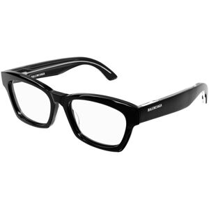 Balenciaga BB0242O 001 ONE SIZE (53) Fekete Unisex Dioptriás szemüvegek