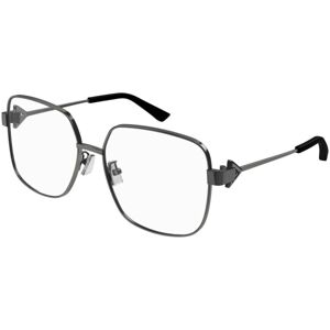 Bottega Veneta BV1200O 001 ONE SIZE (56) Ezüst Férfi Dioptriás szemüvegek