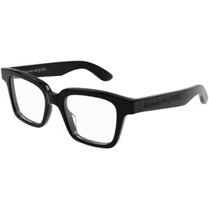 Alexander McQueen AM0385O 001 ONE SIZE (49) Fekete Unisex Dioptriás szemüvegek