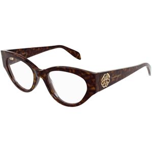 Alexander McQueen AM0380O 002 ONE SIZE (51) Havana Férfi Dioptriás szemüvegek