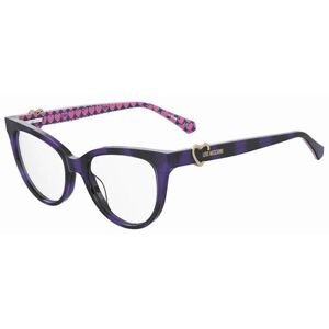 Love Moschino MOL609 HKZ ONE SIZE (52) Havana Férfi Dioptriás szemüvegek