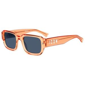 Dsquared2 ICON0009/S L7Q/KU ONE SIZE (50) Narancssárga Női Napszemüvegek