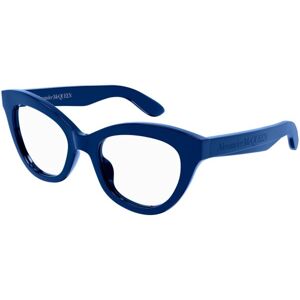 Alexander McQueen AM0395O 004 ONE SIZE (52) Kék Férfi Dioptriás szemüvegek
