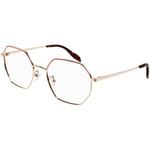 Alexander McQueen AM0338O 007 ONE SIZE (54) Arany Unisex Dioptriás szemüvegek