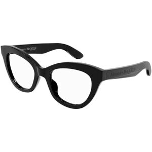 Alexander McQueen AM0395O 001 ONE SIZE (52) Fekete Férfi Dioptriás szemüvegek