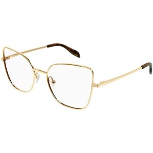 Alexander McQueen AM0416O 001 ONE SIZE (54) Arany Férfi Dioptriás szemüvegek