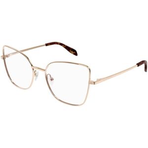 Alexander McQueen AM0416O 003 ONE SIZE (54) Arany Férfi Dioptriás szemüvegek