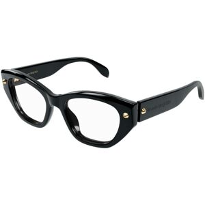 Alexander McQueen AM0410O 001 ONE SIZE (52) Fekete Férfi Dioptriás szemüvegek