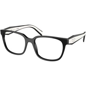 Prada PR17ZV 1AB1O1 M (52) Fekete Férfi Dioptriás szemüvegek