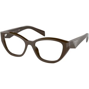 Prada PR21ZV 15L1O1 L (53) Barna Férfi Dioptriás szemüvegek