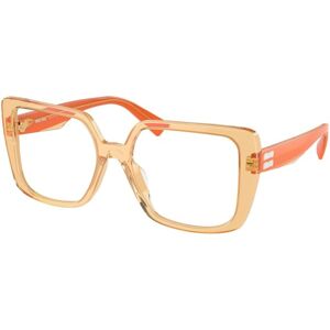 Miu Miu MU06VV 12M1O1 M (52) Narancssárga Férfi Dioptriás szemüvegek