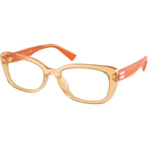 Miu Miu MU07VV 12M1O1 M (53) Narancssárga Férfi Dioptriás szemüvegek