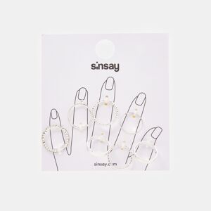 Sinsay - 7 darab gyűrű - Ezüst