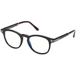Tom Ford FT5891-B 005 ONE SIZE (49) Fekete Unisex Dioptriás szemüvegek