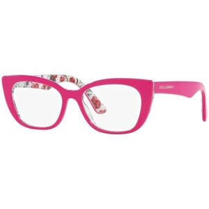 Dolce & Gabbana DX3357 3408 M (47) Rózsaszín Gyermek Dioptriás szemüvegek