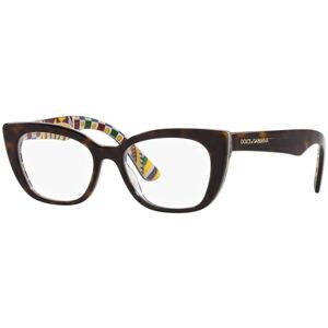 Dolce & Gabbana DX3357 3217 M (47) Havana Gyermek Dioptriás szemüvegek