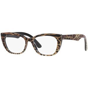 Dolce & Gabbana DX3357 3163 M (47) Havana Gyermek Dioptriás szemüvegek