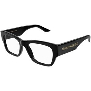 Alexander McQueen AM0436O 001 ONE SIZE (52) Fekete Férfi Dioptriás szemüvegek