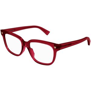 Bottega Veneta BV1257O 007 M (53) Vörös Férfi Dioptriás szemüvegek