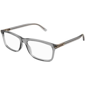 Gucci GG1447O 004 ONE SIZE (57) Szürke Női Dioptriás szemüvegek