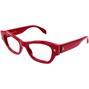 Alexander McQueen AM0429O 004 ONE SIZE (52) Vörös Férfi Dioptriás szemüvegek