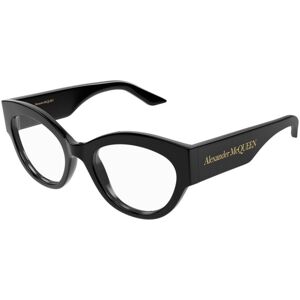 Alexander McQueen AM0435O 001 ONE SIZE (53) Fekete Férfi Dioptriás szemüvegek