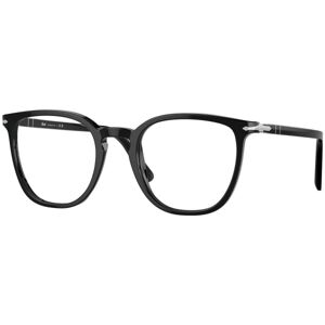 Persol PO3338V 95 M (50) Fekete Unisex Dioptriás szemüvegek