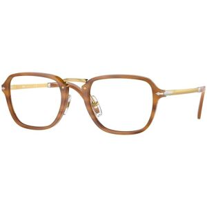 Persol PO3331V 960 L (52) Barna Unisex Dioptriás szemüvegek