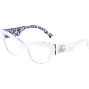 Dolce & Gabbana DG3378 3371 L (55) Fehér Férfi Dioptriás szemüvegek