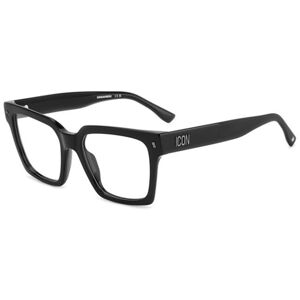 Dsquared2 ICON0019 807 ONE SIZE (52) Fekete Férfi Dioptriás szemüvegek