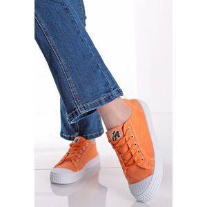 Narancssárga vászon tornacipő Ezra